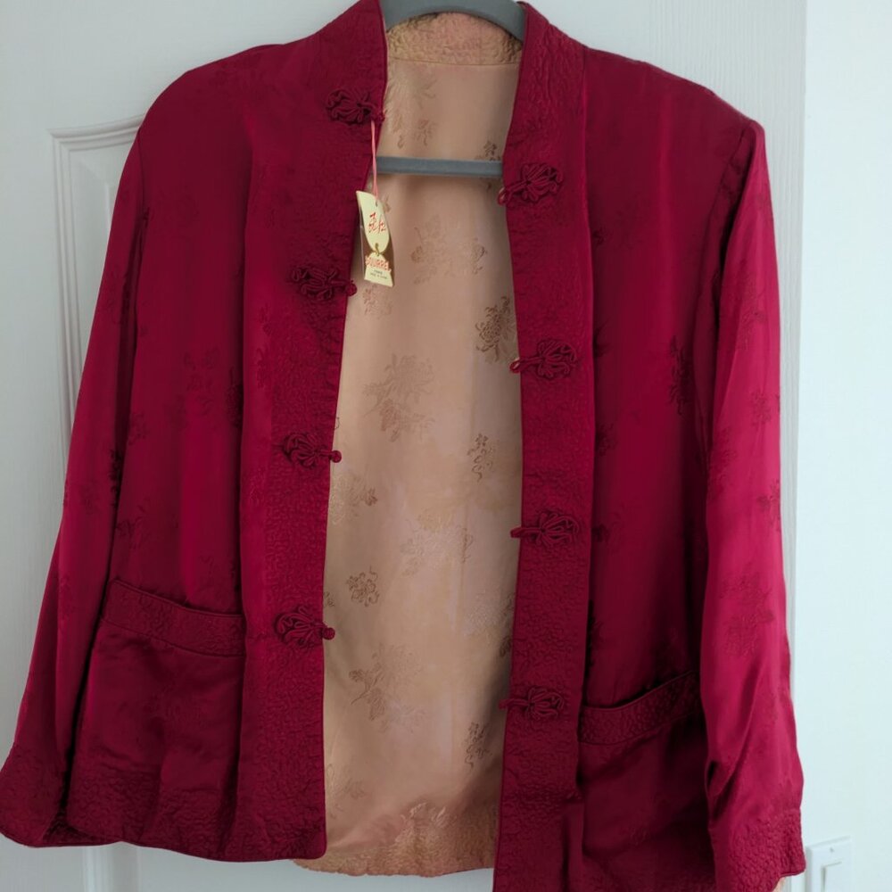 Mockneck Chinese Reversible Jacket